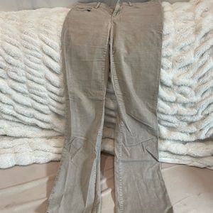 Corduroy beige pants
